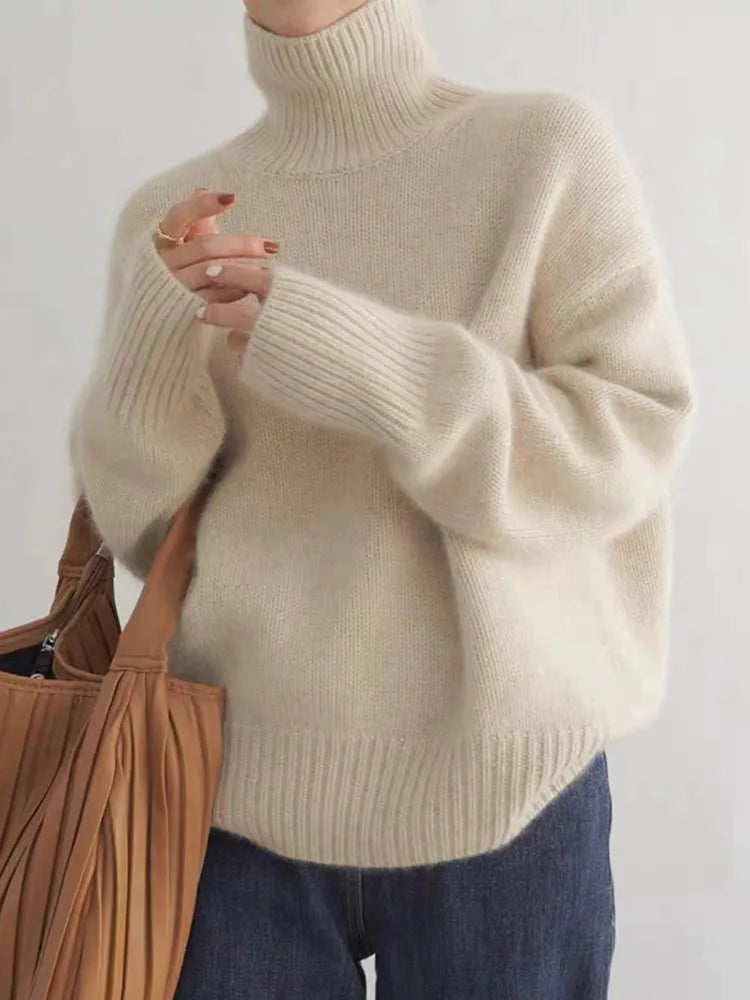 ISARINA I ELEGANTER ROLLKRAGENPULLOVER