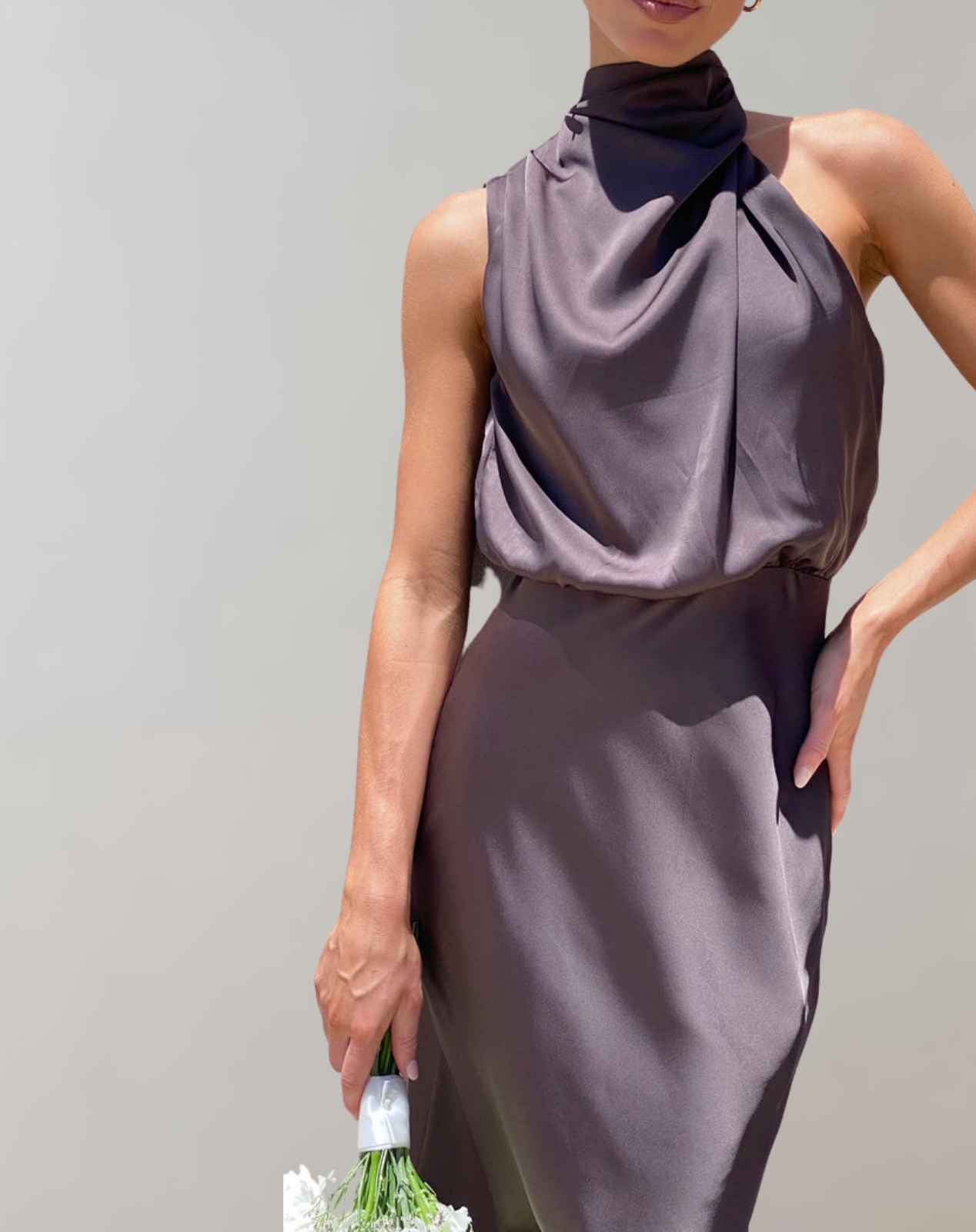 Lanna - Glänzendes Maxileid | Elegantes Abendkleid | Schick