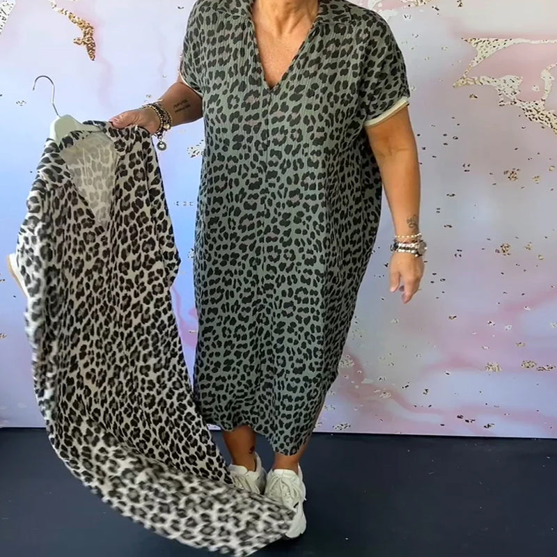 KATJA I KLEID MIT LEOPARDENMUSTER