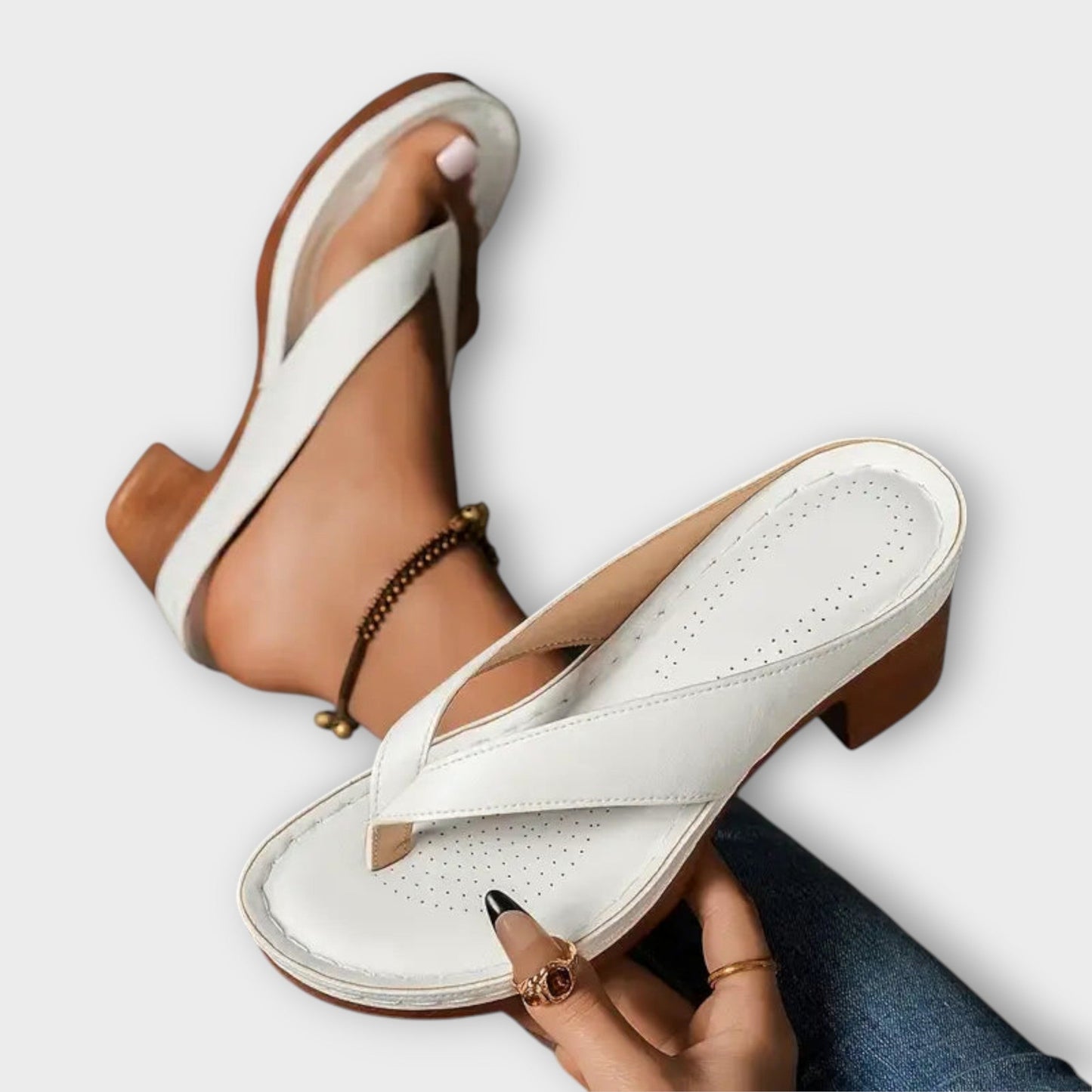 ADELHAID I ORTHOPÄDISCHE HAKKEN-PANTOLETTEN