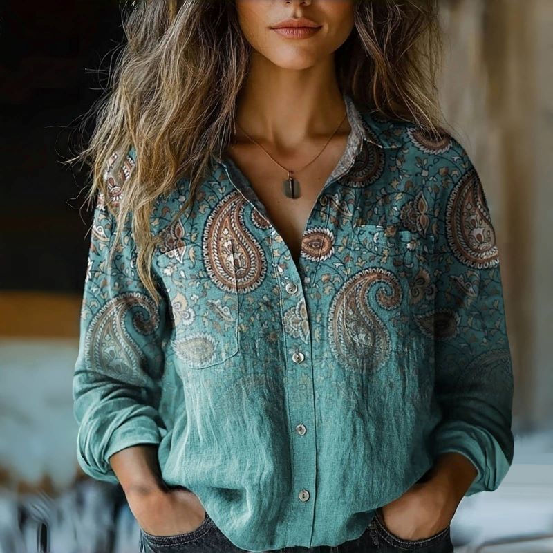 MAREILE I VINTAGE-LANGARM-BLUSE