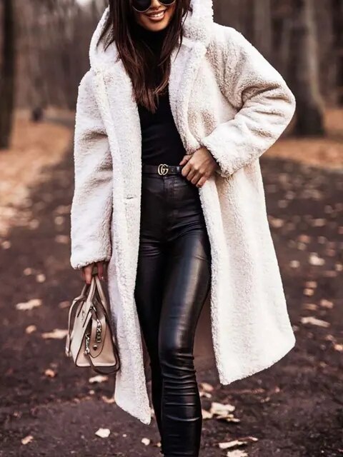 ADELINA I FRÜHLINGSMANTEL AUS FLEECE