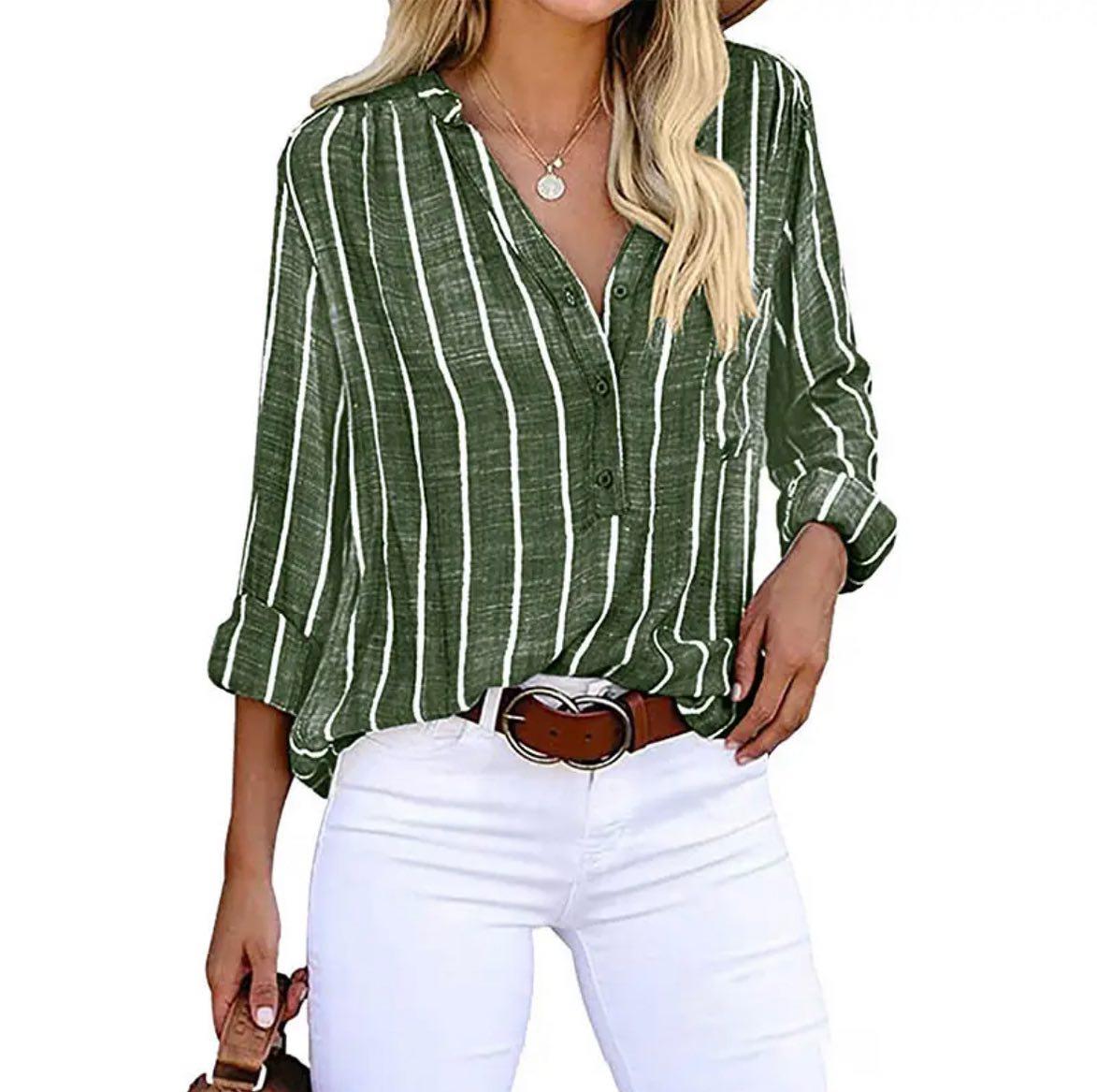 Sienna | Chic Striped Blouse