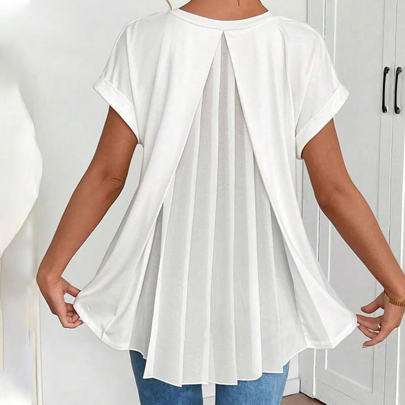 Lena | Classic Short Sleeve Blouse