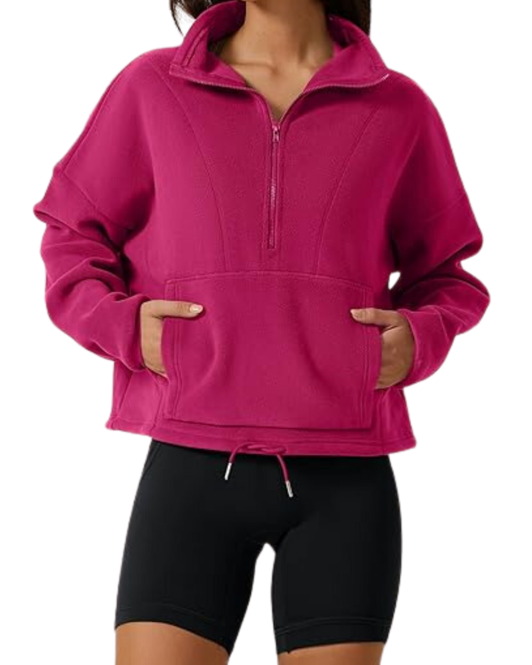 RITA I FLEECE-PULLOVER MIT REISSVERSCHLUSS
