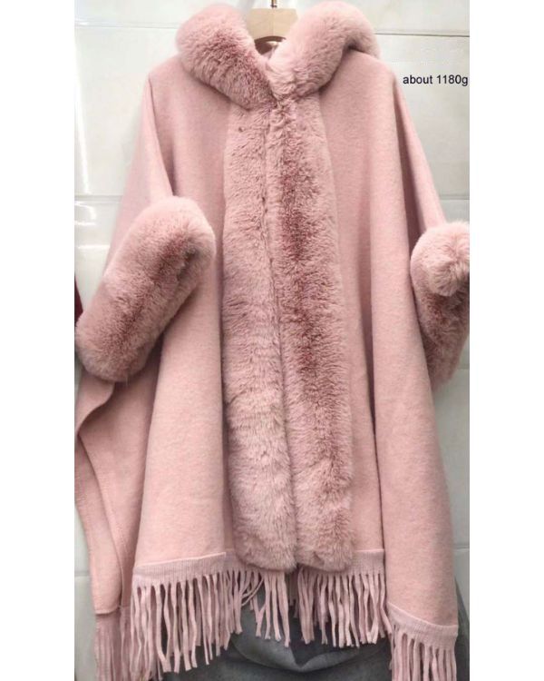 LOTTA I PONCHO MIT KAPUZE