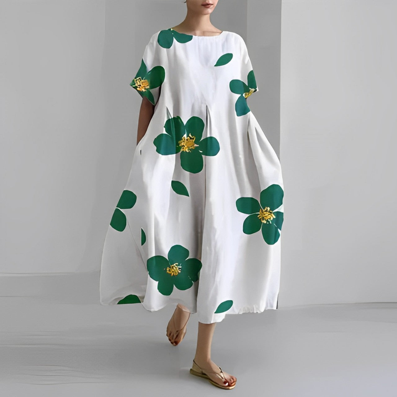 DAISY I ELEGANTES SWING-MIDIKLEID