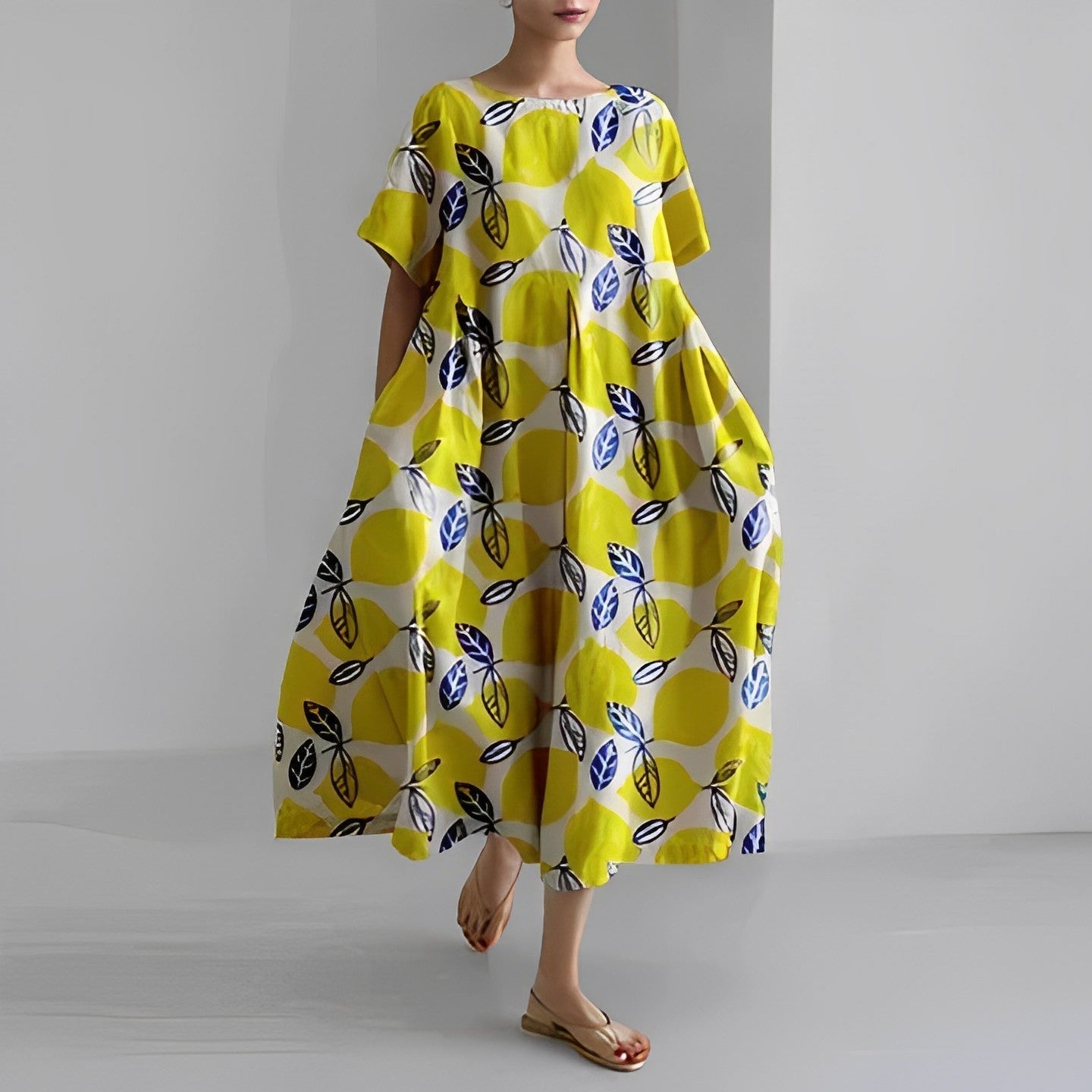 DAISY I ELEGANTES SWING-MIDIKLEID