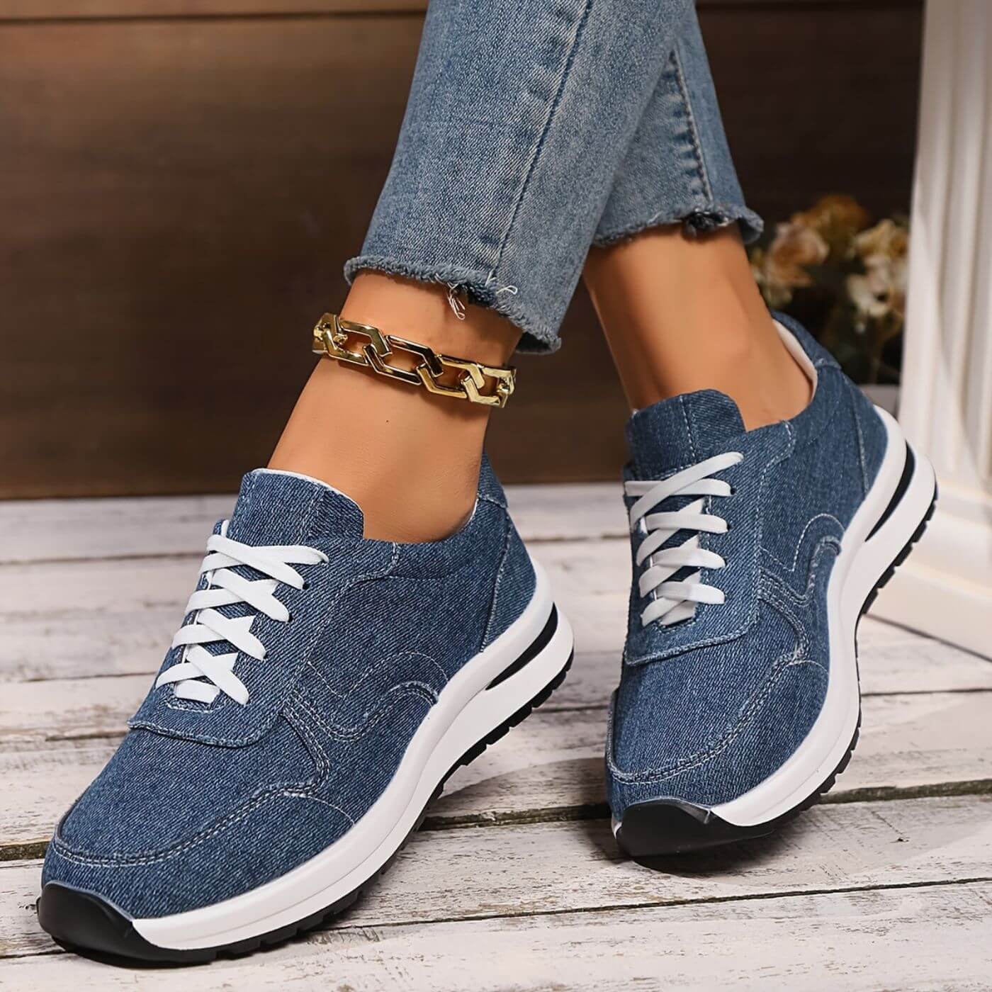 FELISA I STYLISCHE JEANS-SPORTSCHUHE