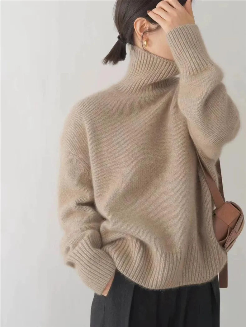 ISARINA I ELEGANTER ROLLKRAGENPULLOVER