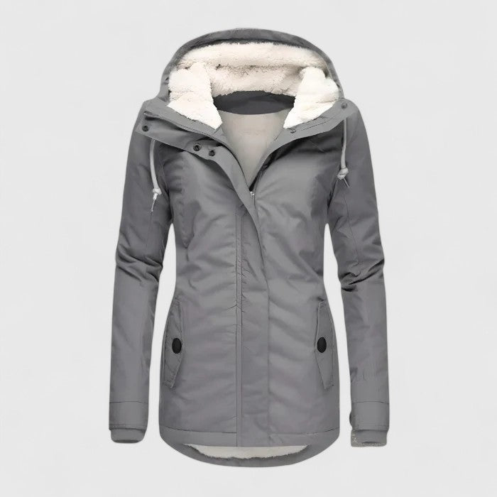 CHRISTY I WARME FLEECEGEFÜTTERTE JACKE