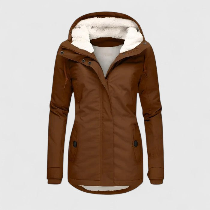 CHRISTY I WARME FLEECEGEFÜTTERTE JACKE