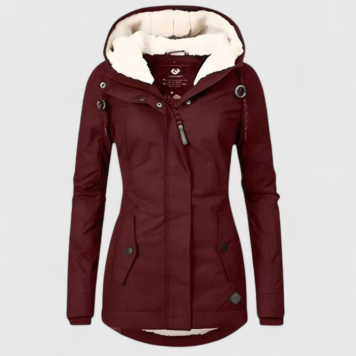 CHRISTY I WARME FLEECEGEFÜTTERTE JACKE