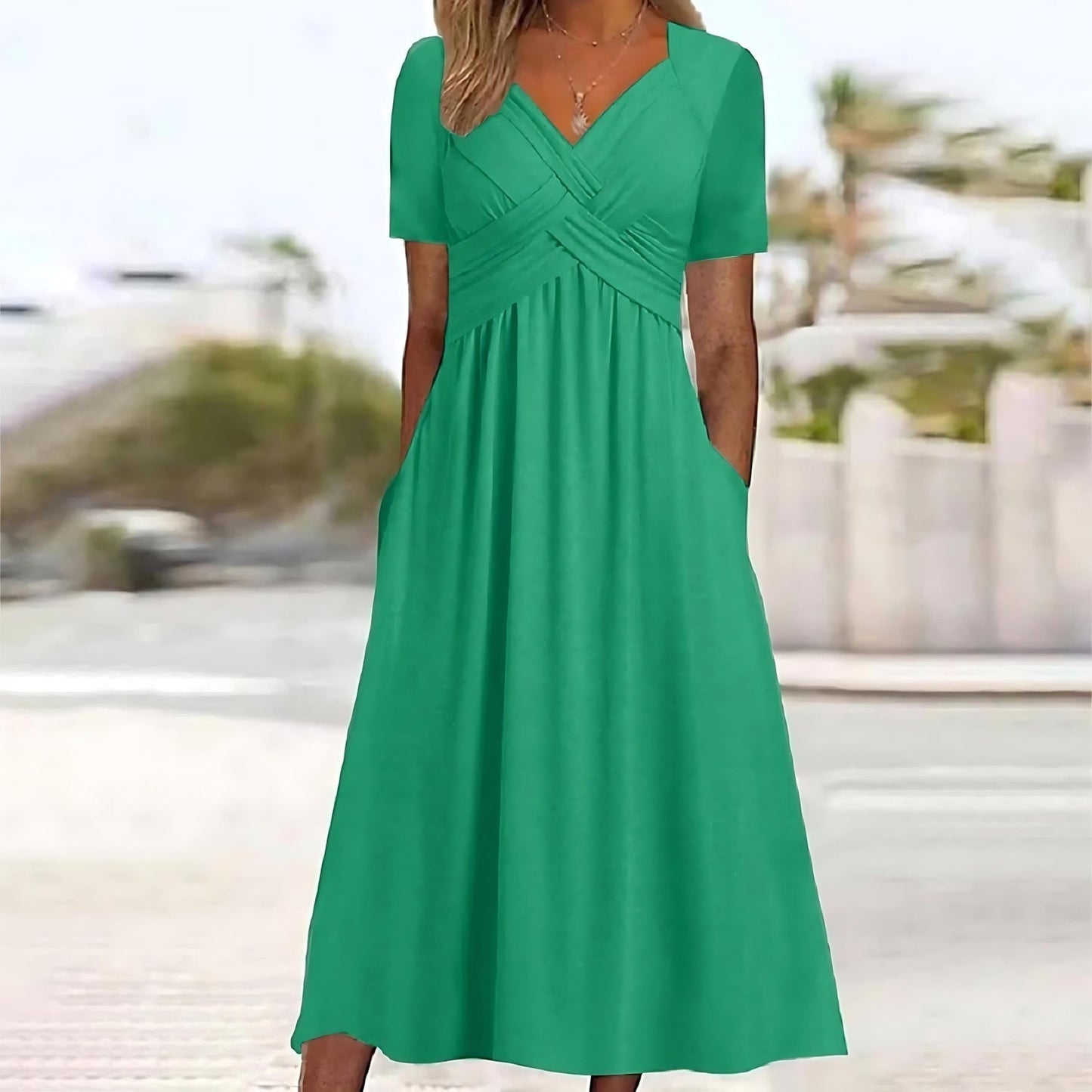 Midi Kleid Elegante Lässigkeit Vicky™