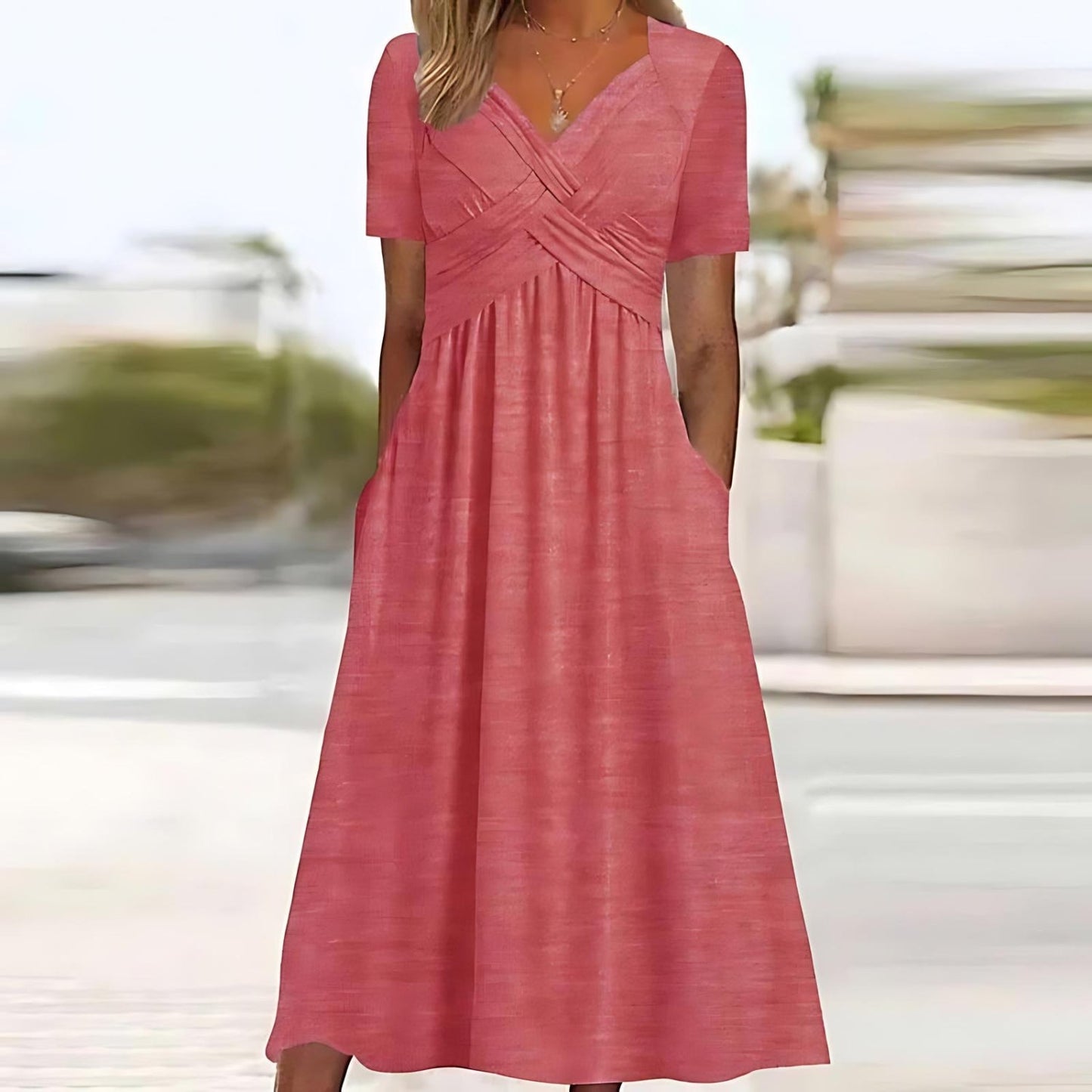 Midi Kleid Elegante Lässigkeit Vicky™