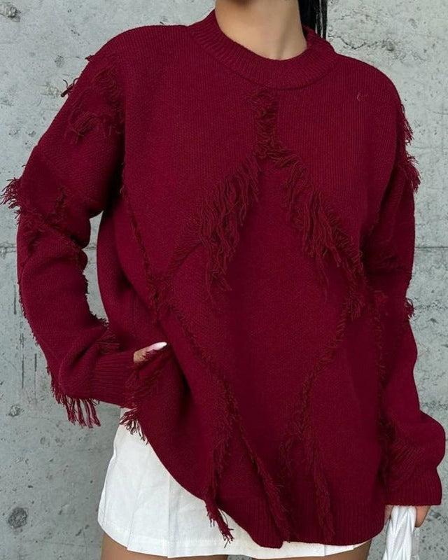 EVELIE I OVERSIZED STRICKPULLOVER