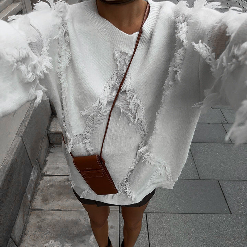 EVELIE I OVERSIZED STRICKPULLOVER