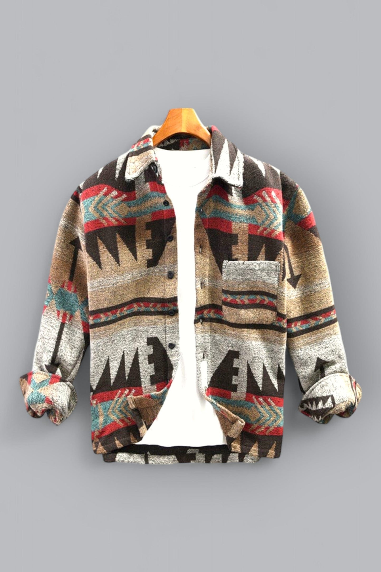 EMILIAN I FLEECE-LANGARMSHIRT