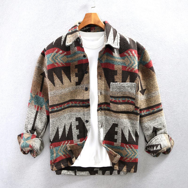EMILIAN I FLEECE-LANGARMSHIRT