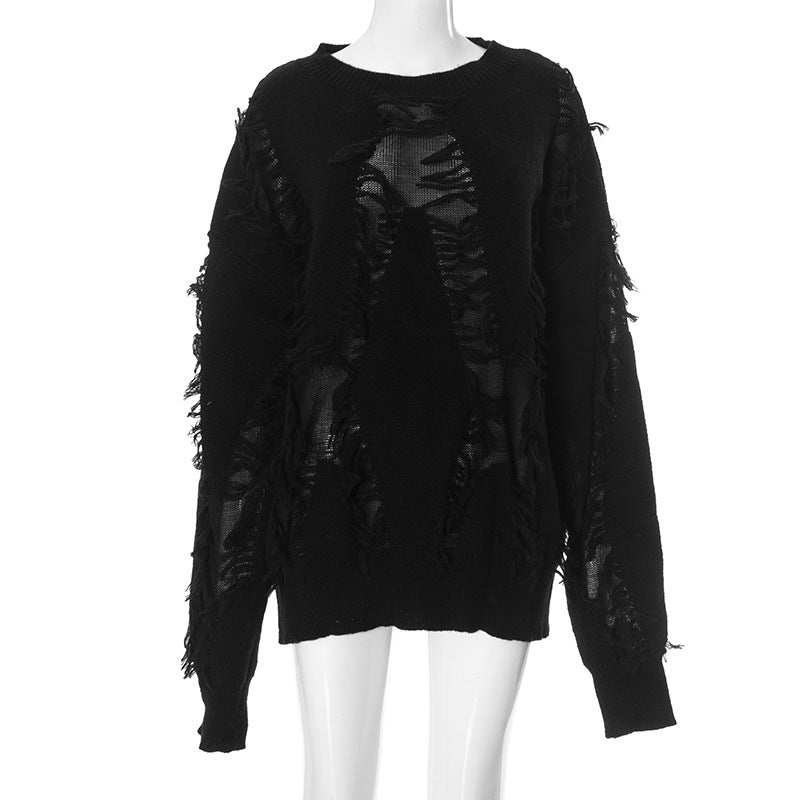 EVELIE I OVERSIZED STRICKPULLOVER