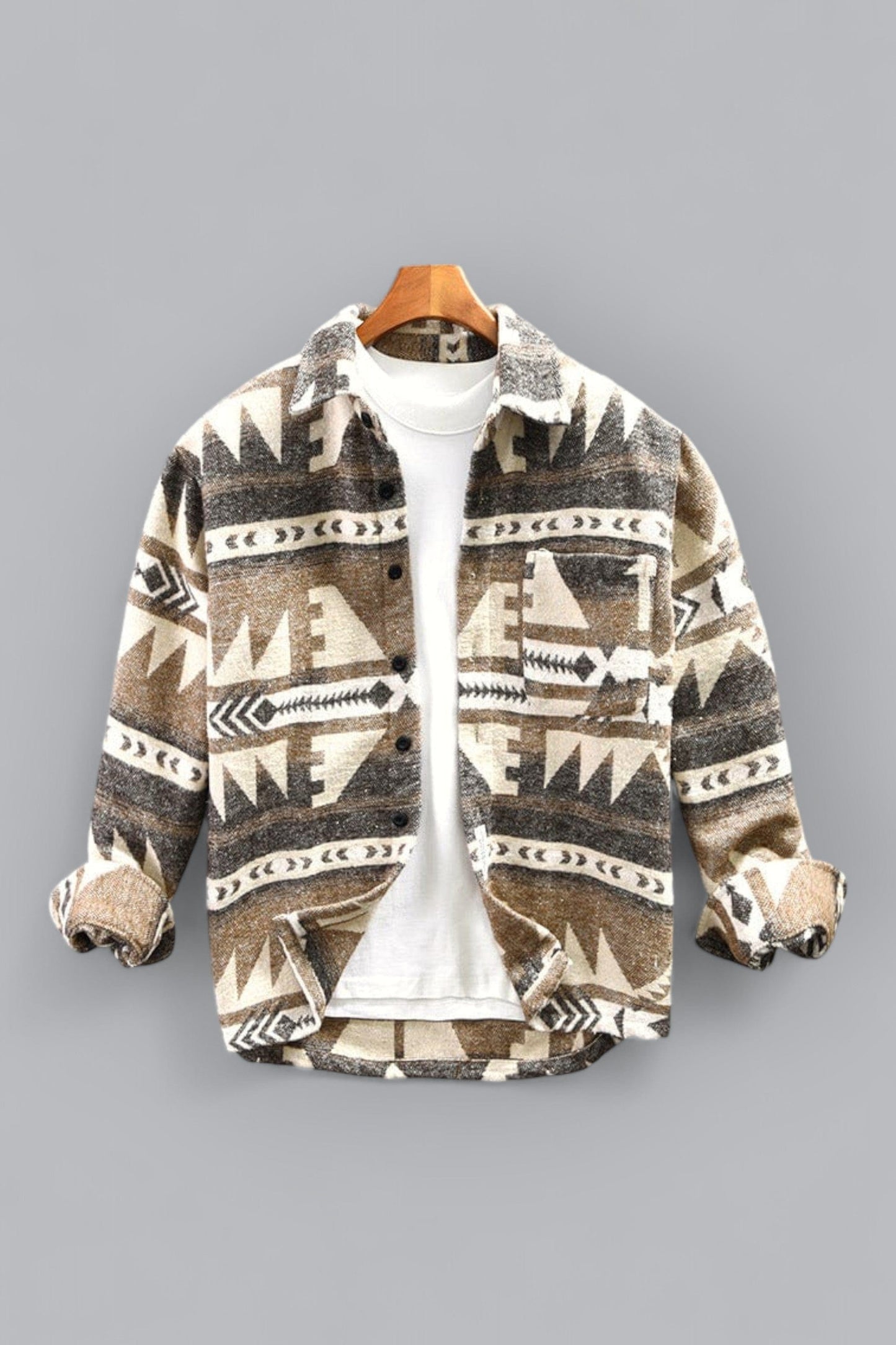 EMILIAN I FLEECE-LANGARMSHIRT