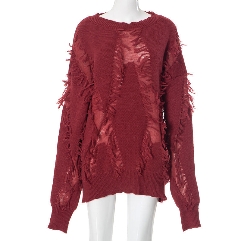 EVELIE I OVERSIZED STRICKPULLOVER