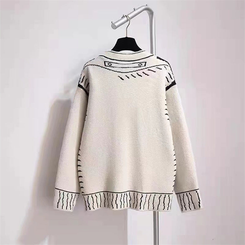 RIANNE I STILVOLLE ÜBERGRÖSSE STRICKJACKE