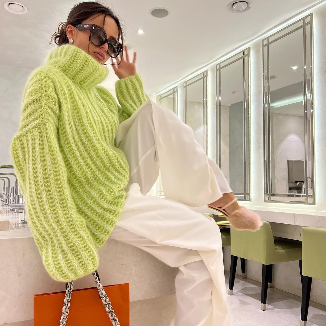 SILKE I OVERSIZE STRICKPULLOVER