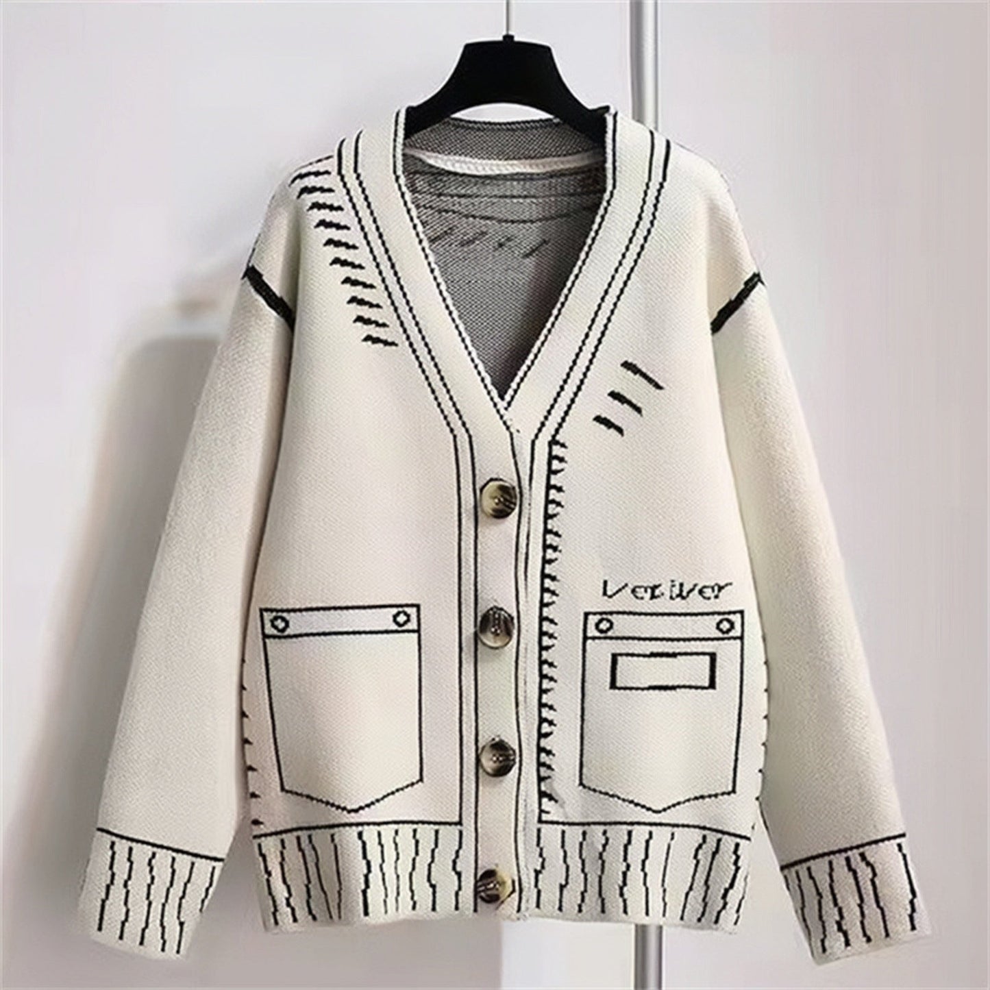 RIANNE I STILVOLLE ÜBERGRÖSSE STRICKJACKE