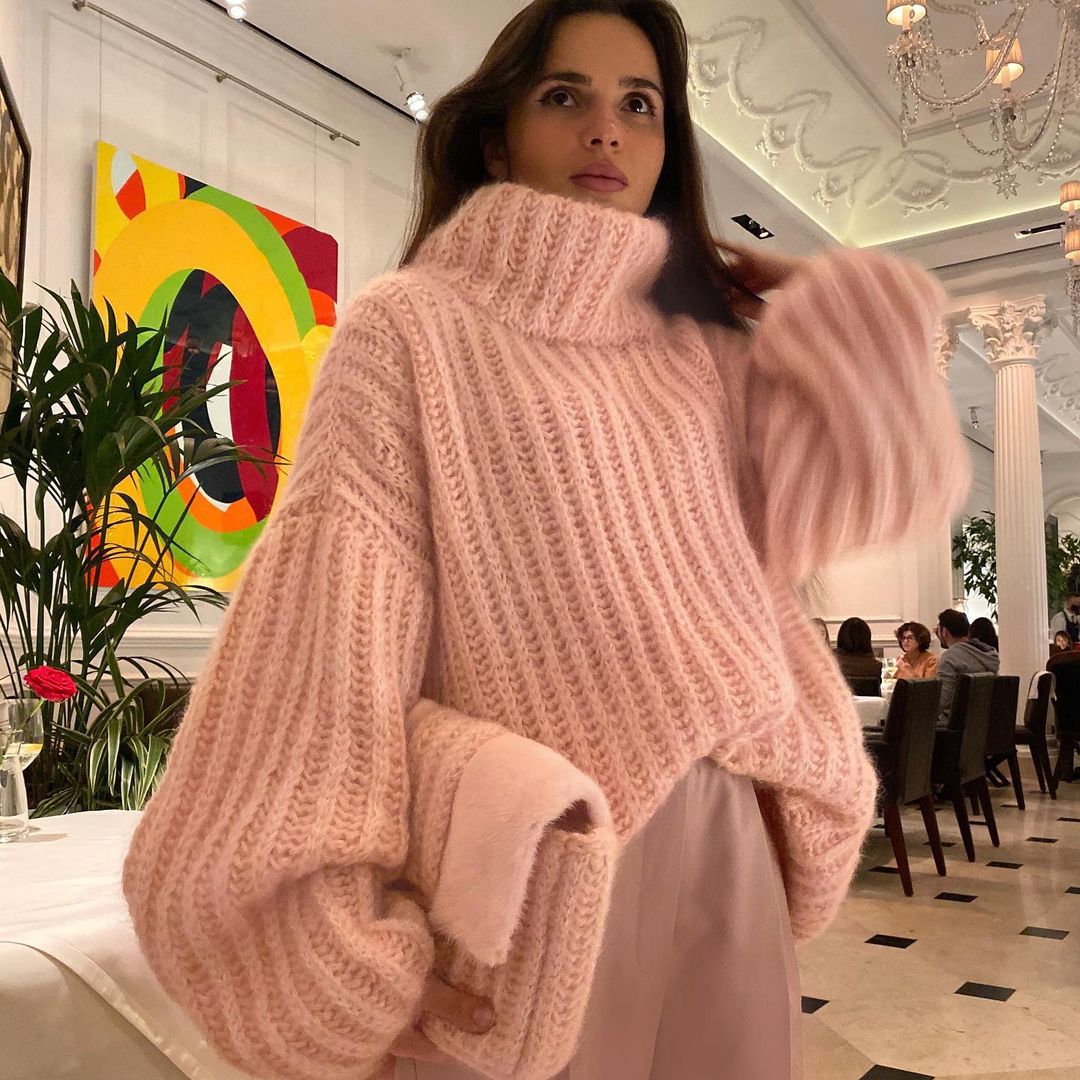 SILKE I OVERSIZE STRICKPULLOVER