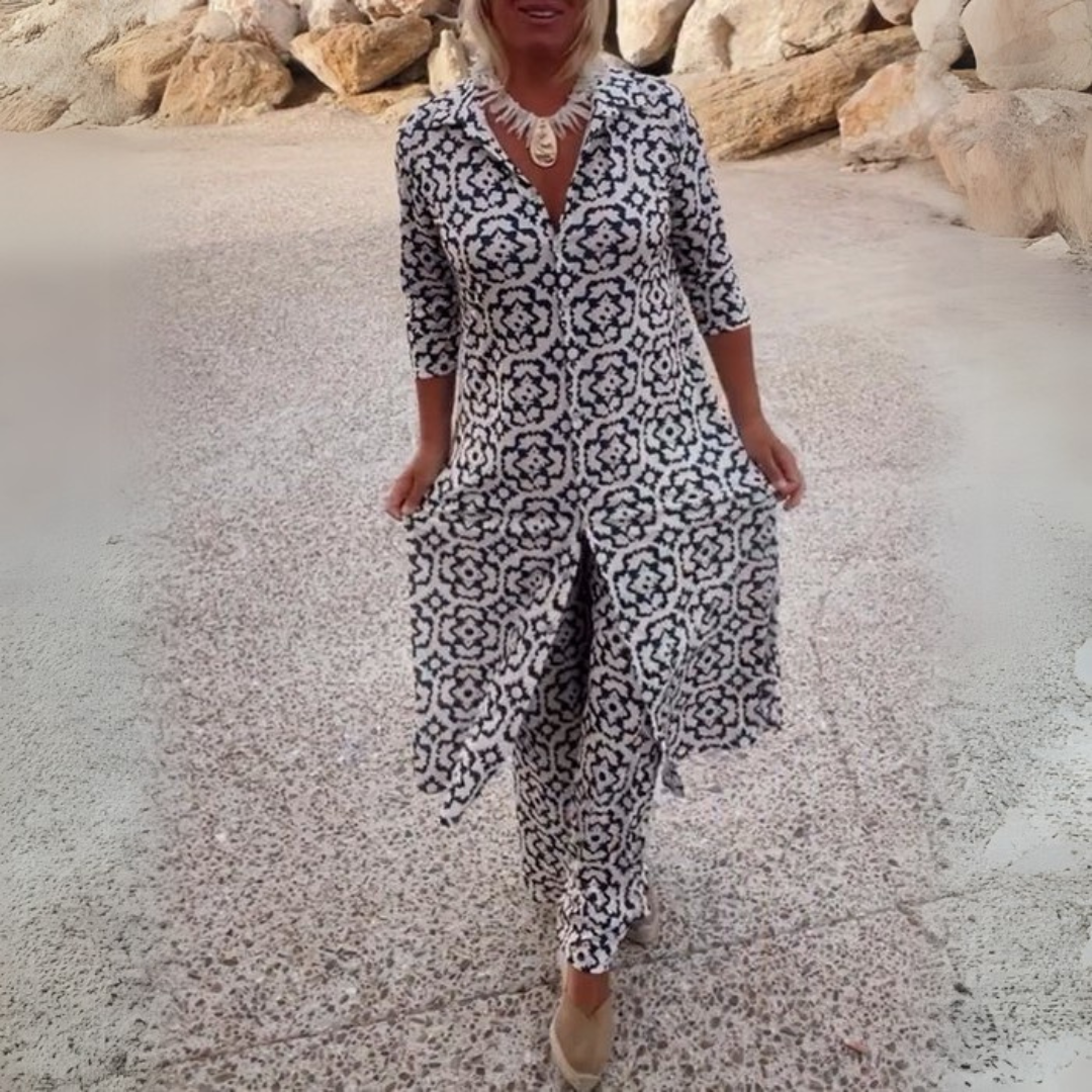 DULCINA I GEOMETRISCHER DRUCK 2-TLG. SET