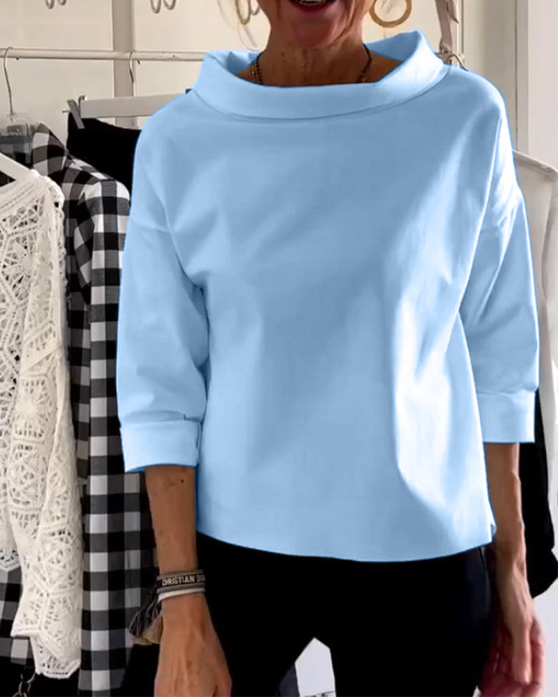 Elowen | Comfortable 3/4 Sleeve Blouse