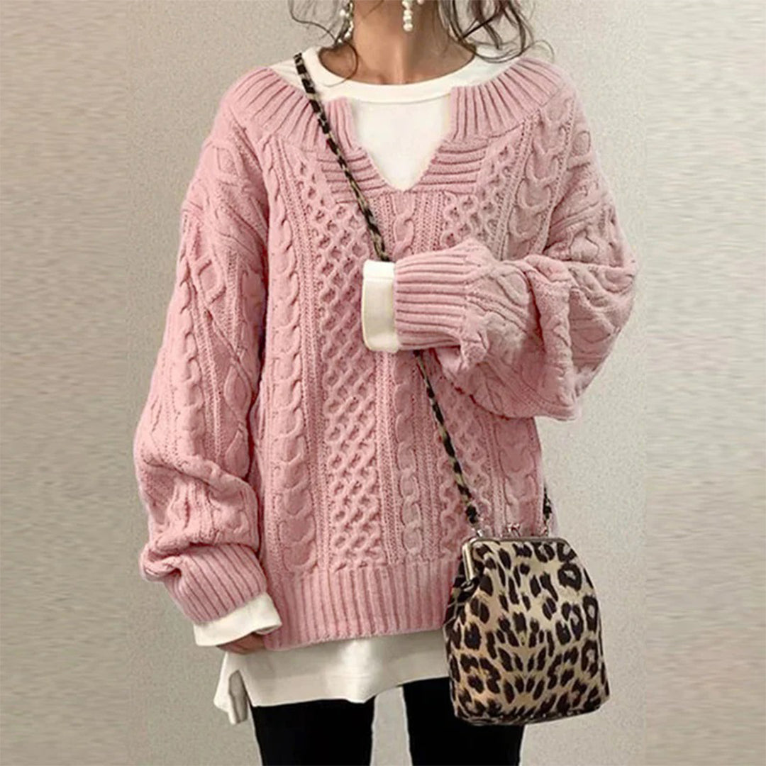 DELIA I OVERSIZE STRICKPULLOVER