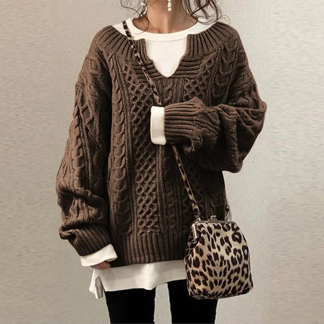 DELIA I OVERSIZE STRICKPULLOVER