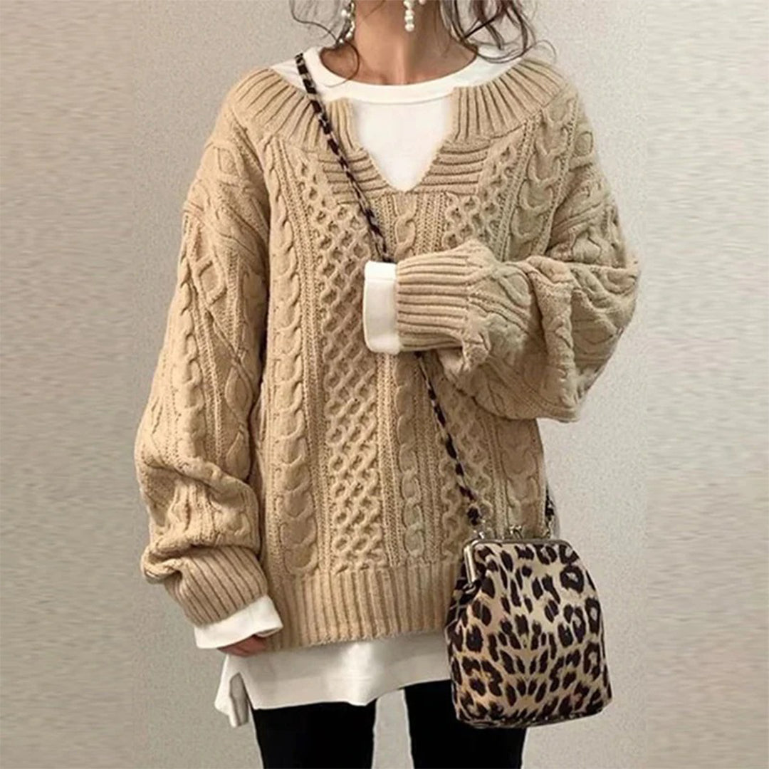 DELIA I OVERSIZE STRICKPULLOVER
