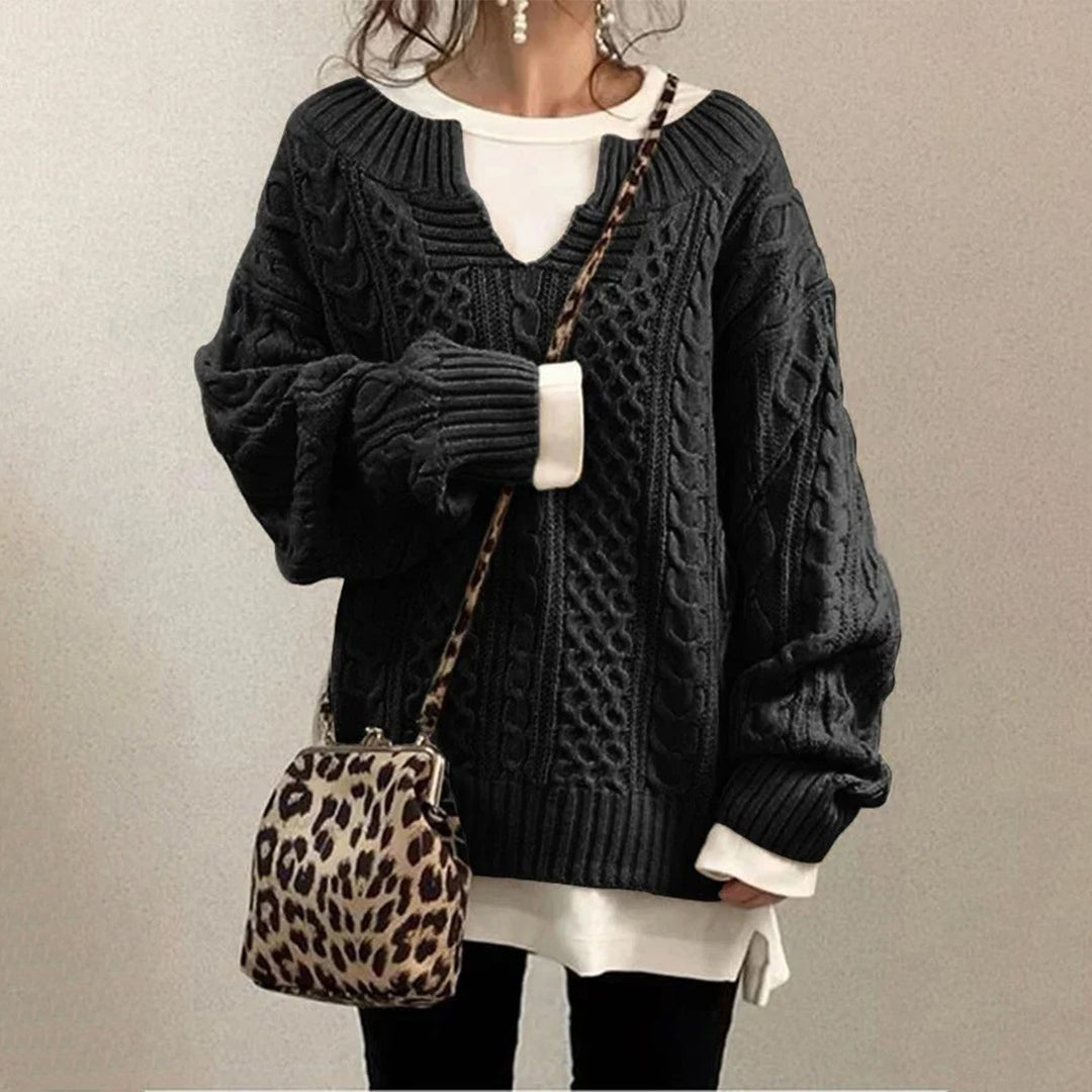 DELIA I OVERSIZE STRICKPULLOVER
