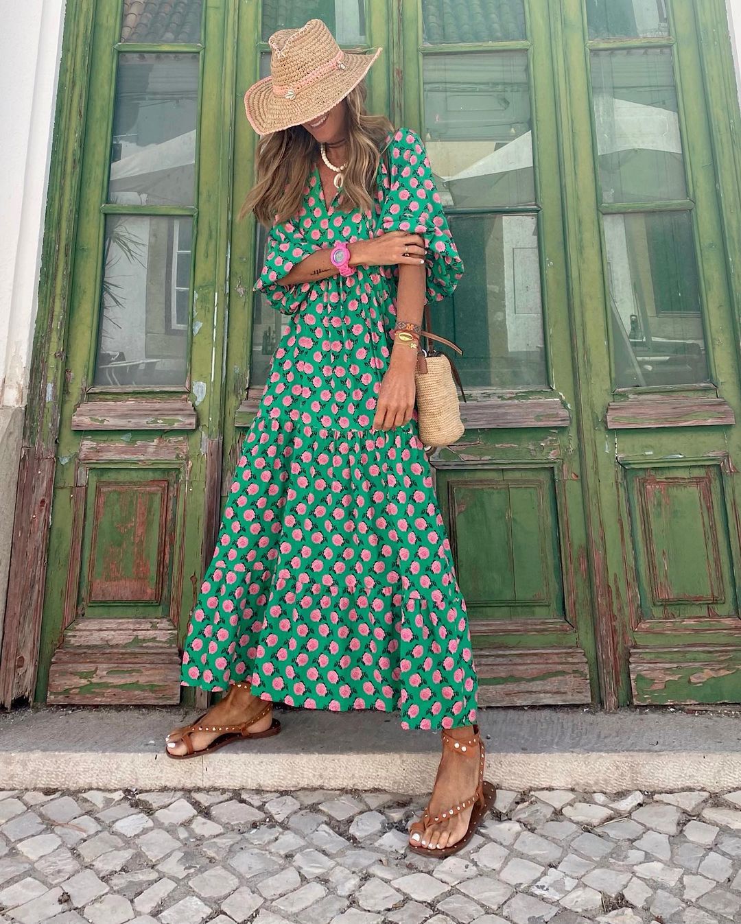 ILONKA I STILVOLLES BOHO-KLEID