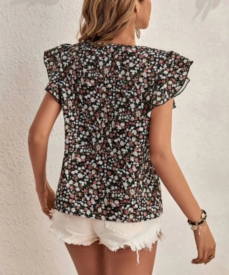 ALBA I BLUSE MIT BLUMENPRINT