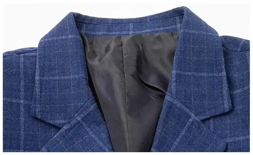 BRUNOIS I KARIERTER BUSINESS-BLAZER