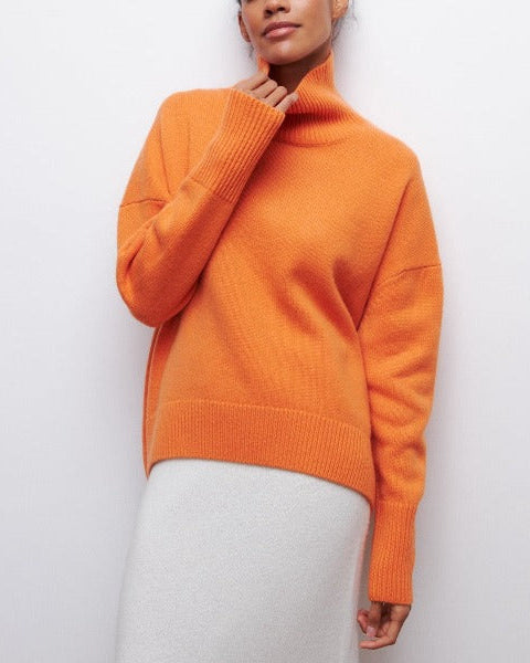 EVELINE I ROLLKRAGEN-STRICKPULLOVER
