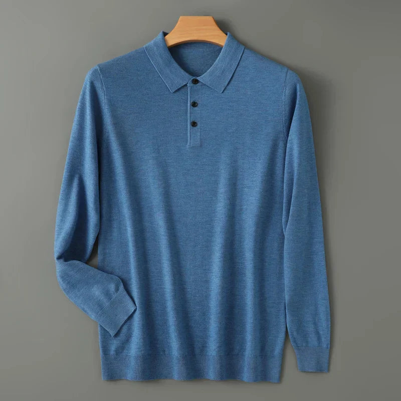 INIGO I KLASSISCHES LANGARM-POLOSHIRT