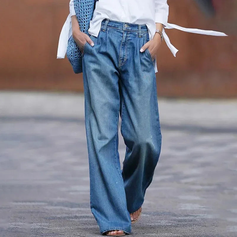 BREGITTA I BAGGY-DENIM-JEANS