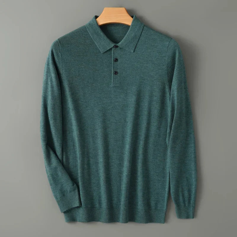 INIGO I KLASSISCHES LANGARM-POLOSHIRT