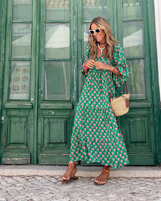 ILONKA I STILVOLLES BOHO-KLEID