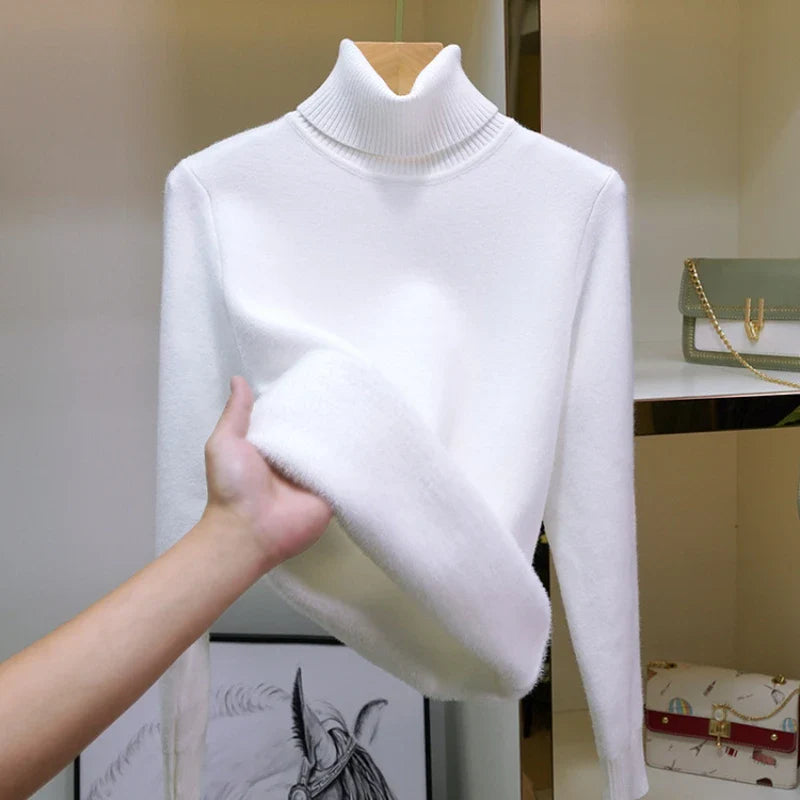 LIDIA I ROLLKRAGEN-PULLOVER