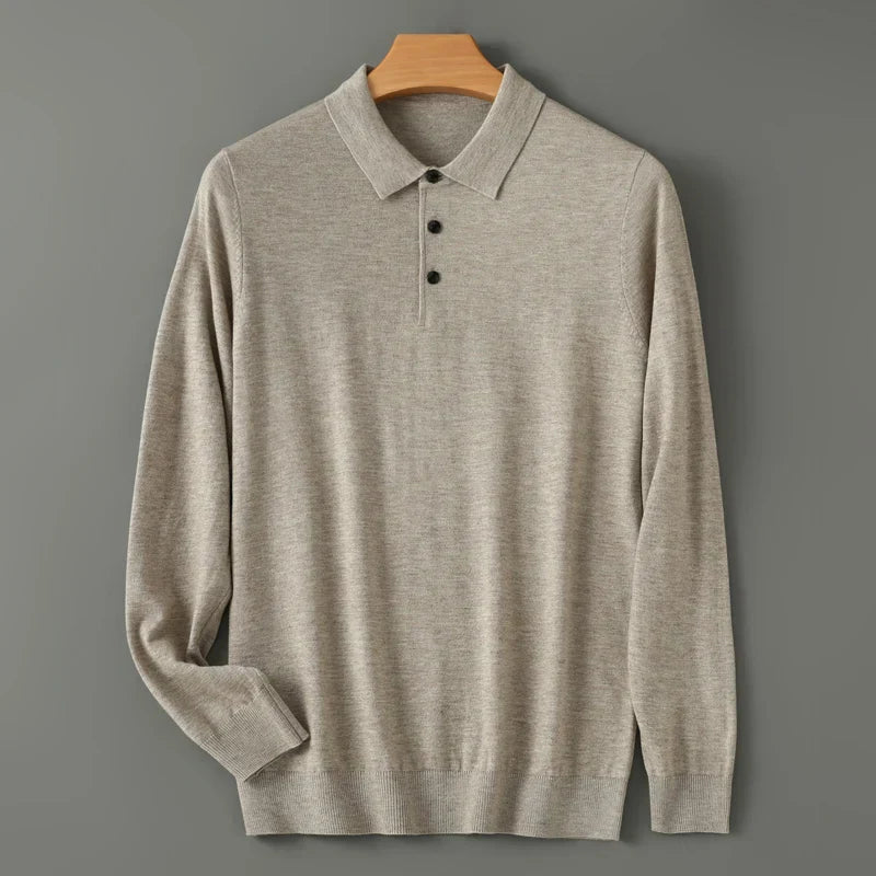 INIGO I KLASSISCHES LANGARM-POLOSHIRT