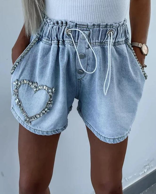 HILTRAUD I TRENDIGE DENIM-SHORTS