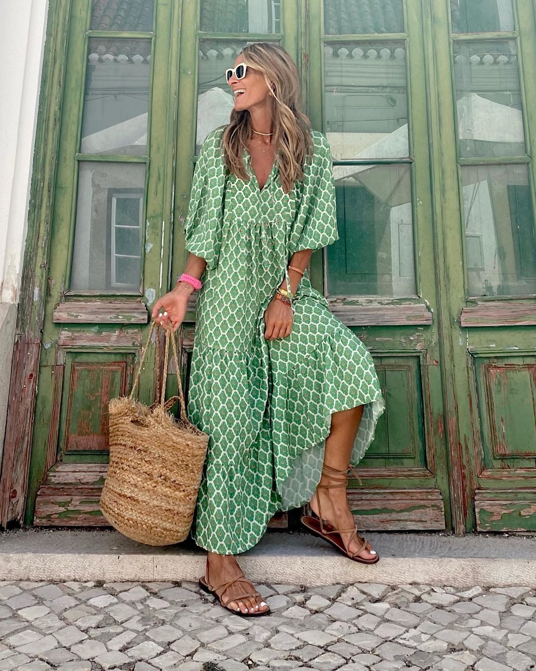 ILONKA I STILVOLLES BOHO-KLEID