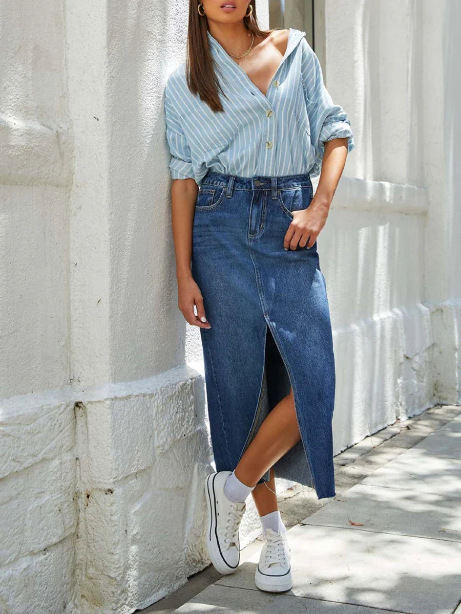 ROMHILD I DENIM-ROCK MIT SCHLITZ