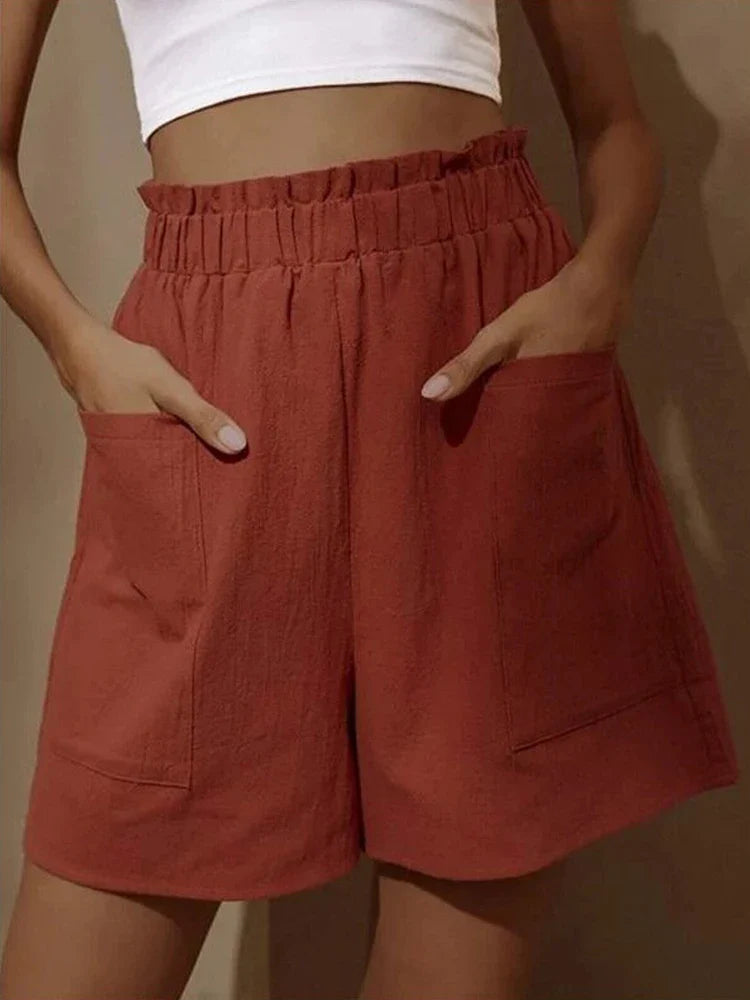 PHILIPPA I STYLISCHE HOCHTAILLIERTE SHORTS